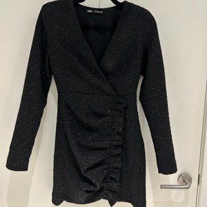 Zara shimmery mini dress